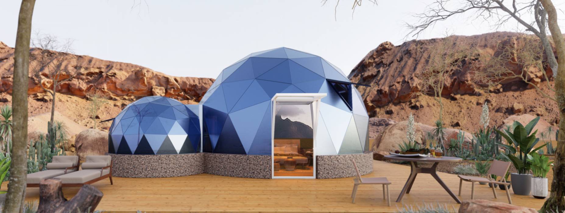 星子县球形智能光伏玻璃星空房